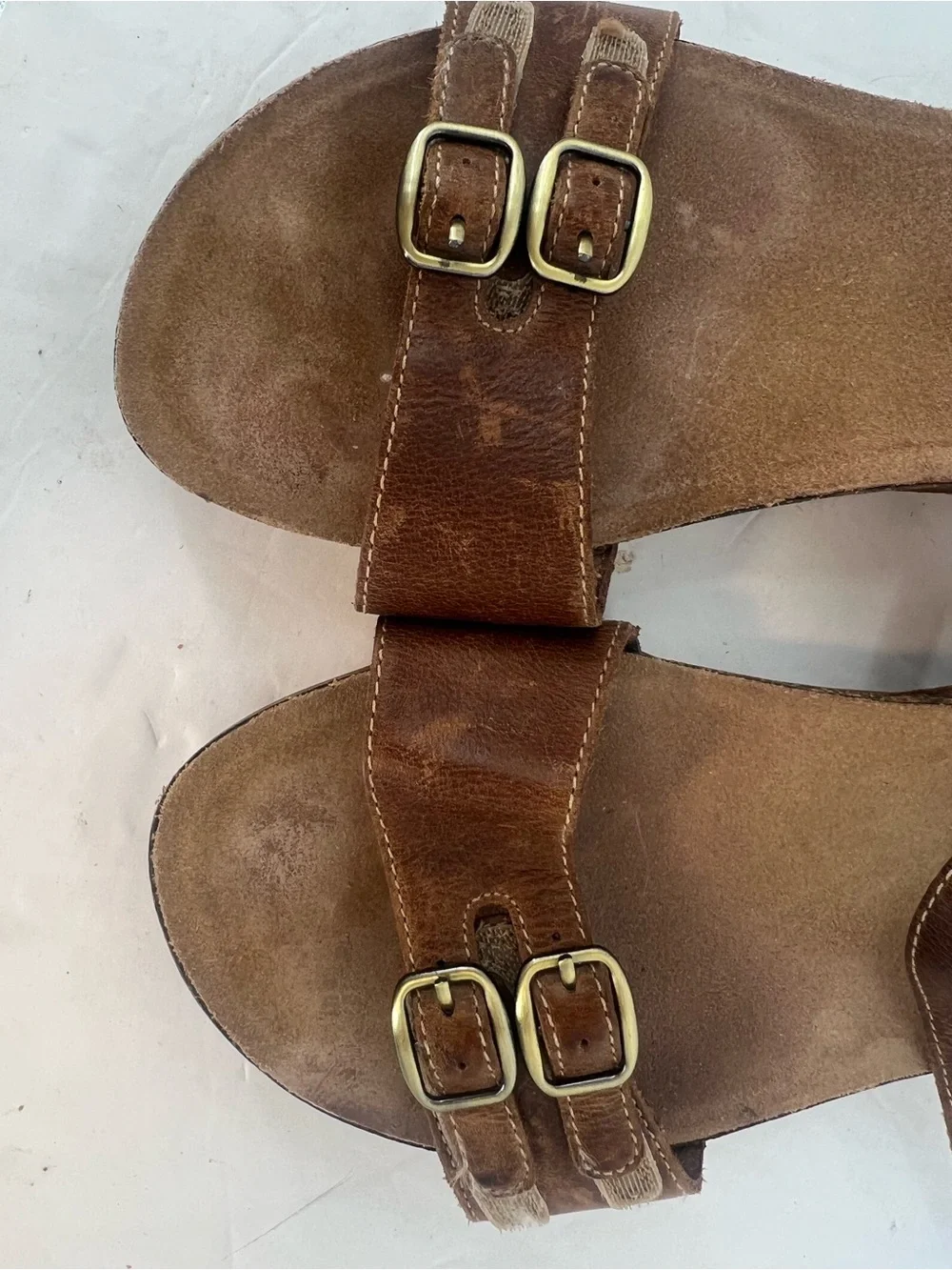 Dansko Rebekah Waxy Burnished Sandal Natural Brown Strappy